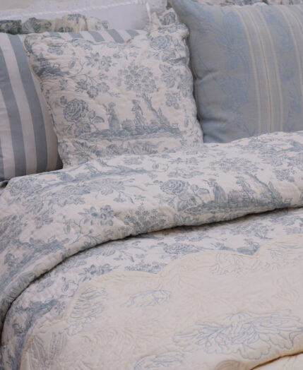 Niagara Toile Sham - Harbour Blue - Queen